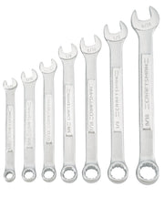 CRAFTSMAN CMMT21085 seven-piece SAE combination wrench set, silver finish, photo front angle on white background.