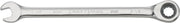 Craftsman CMMT42560 ratcheting combination wrench, silver, 5/16 inch size, side angle on white background.