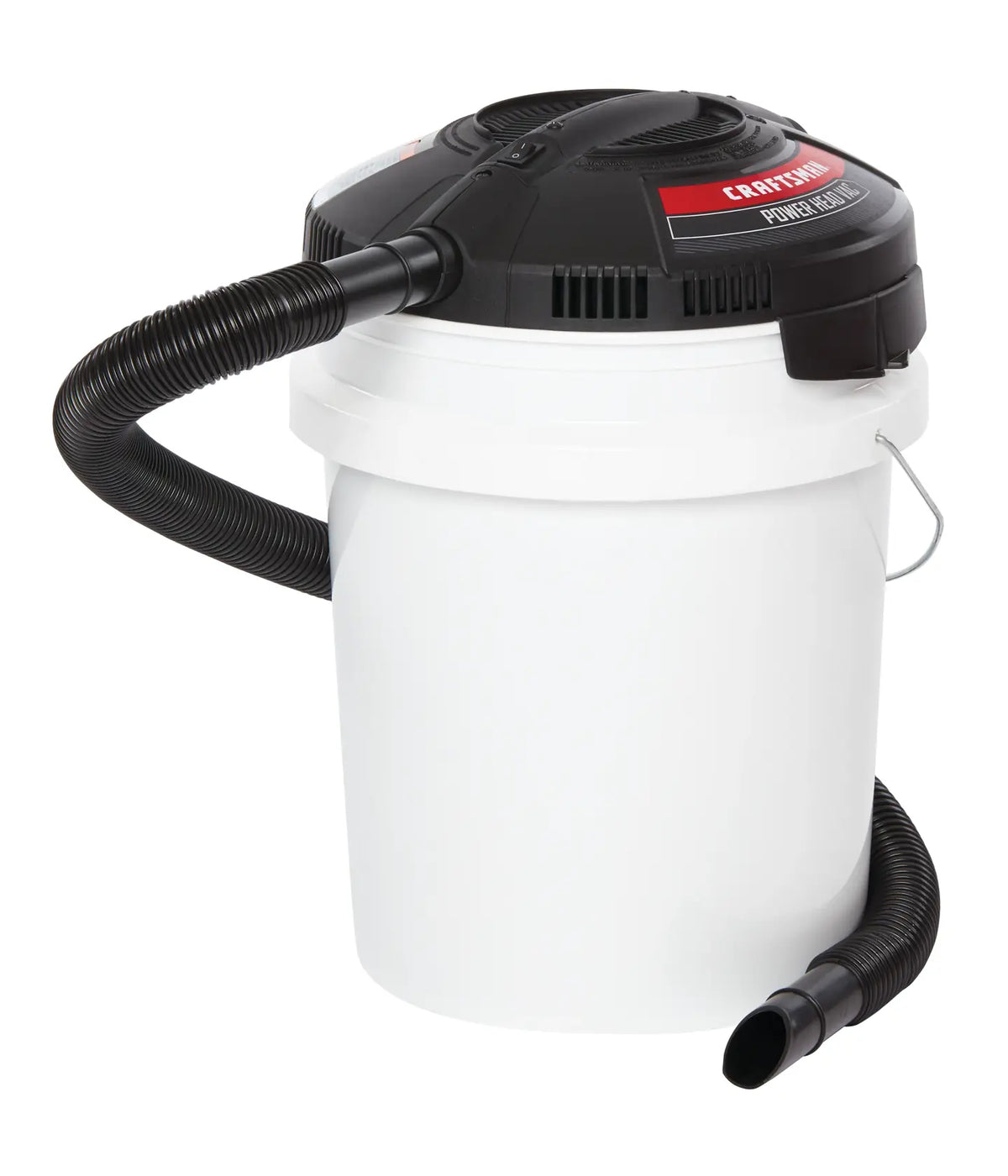 Craftsman Powerhead Wet/Dry Vac CMXEVBE17596 white background beauty shot front left angle