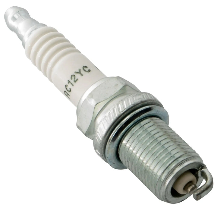 Craftsman spark plug 5095 white background beauty shot side view
